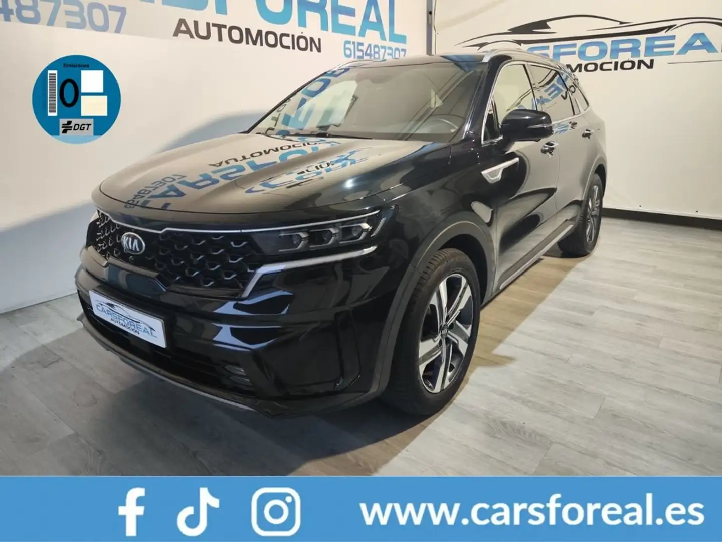 Kia Sorento 1.6 T-GDi PHEV Emotion 4x4 7pl Negro - 1