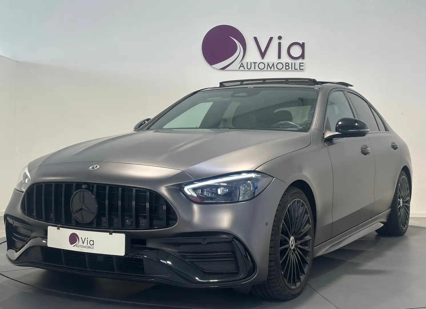 Mercedes-Benz C 220 220 d 9G-Tronic AMG Line Noir - 1