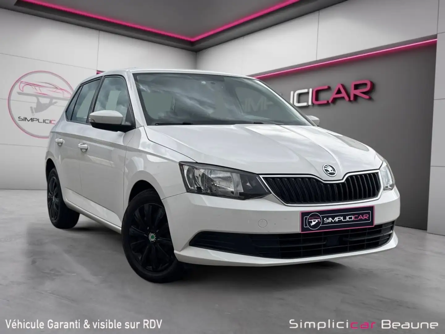 Skoda Fabia 1.4 TDI 90 CR FAP Greentec Business Plus Blanc - 1