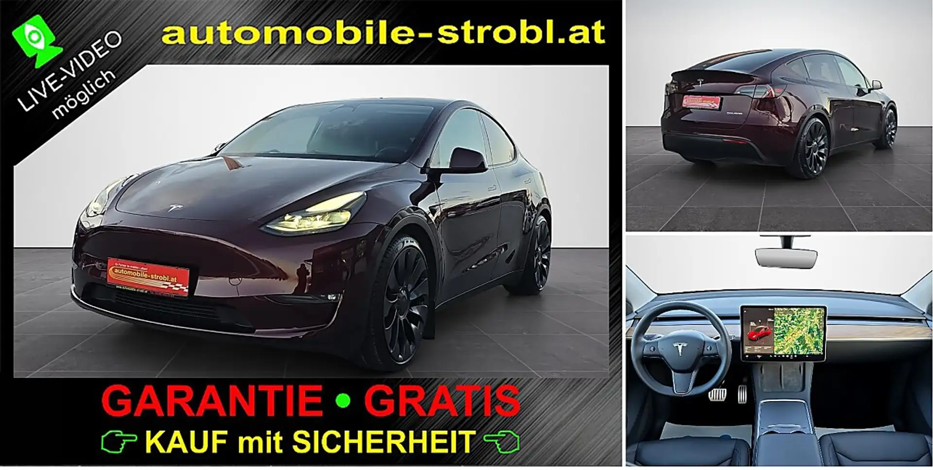 Tesla Model Y Perf. AWD*Auto.P*AHV*WERKSGARANTIE* Rot - 1