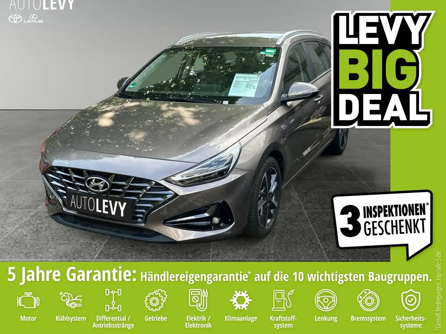 Hyundai i30 cw 1.5 T-GDI Trend FLA SpurH LM LED KlimaA Braun - 1
