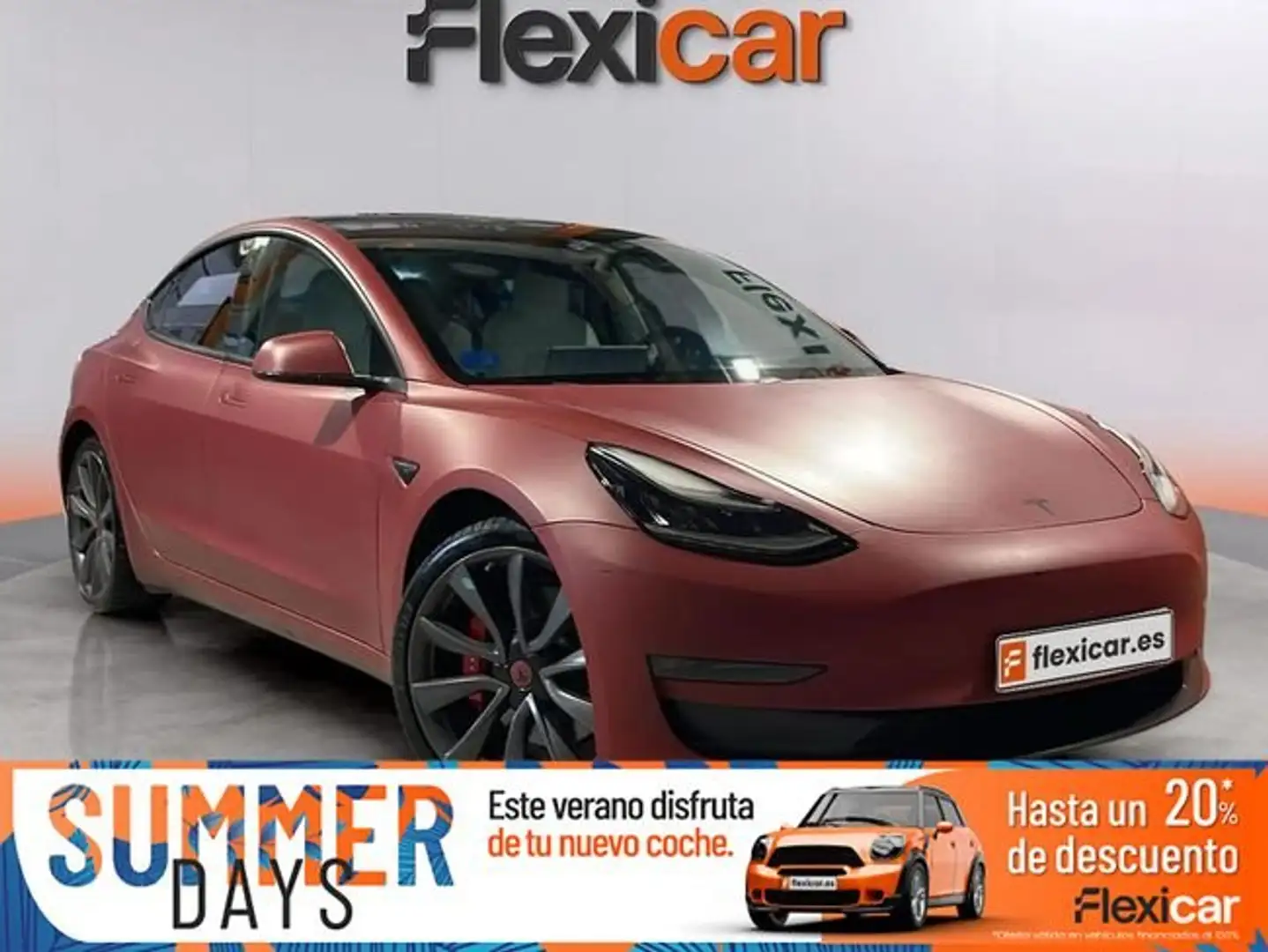 Tesla Model 3 Performance AWD Rojo - 1