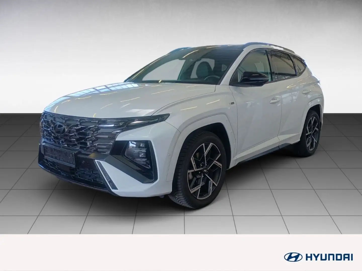 Hyundai TUCSON 1.6T 4WD N-LINE LED ECS Sitz-/Ass.-P elSD Weiß - 1