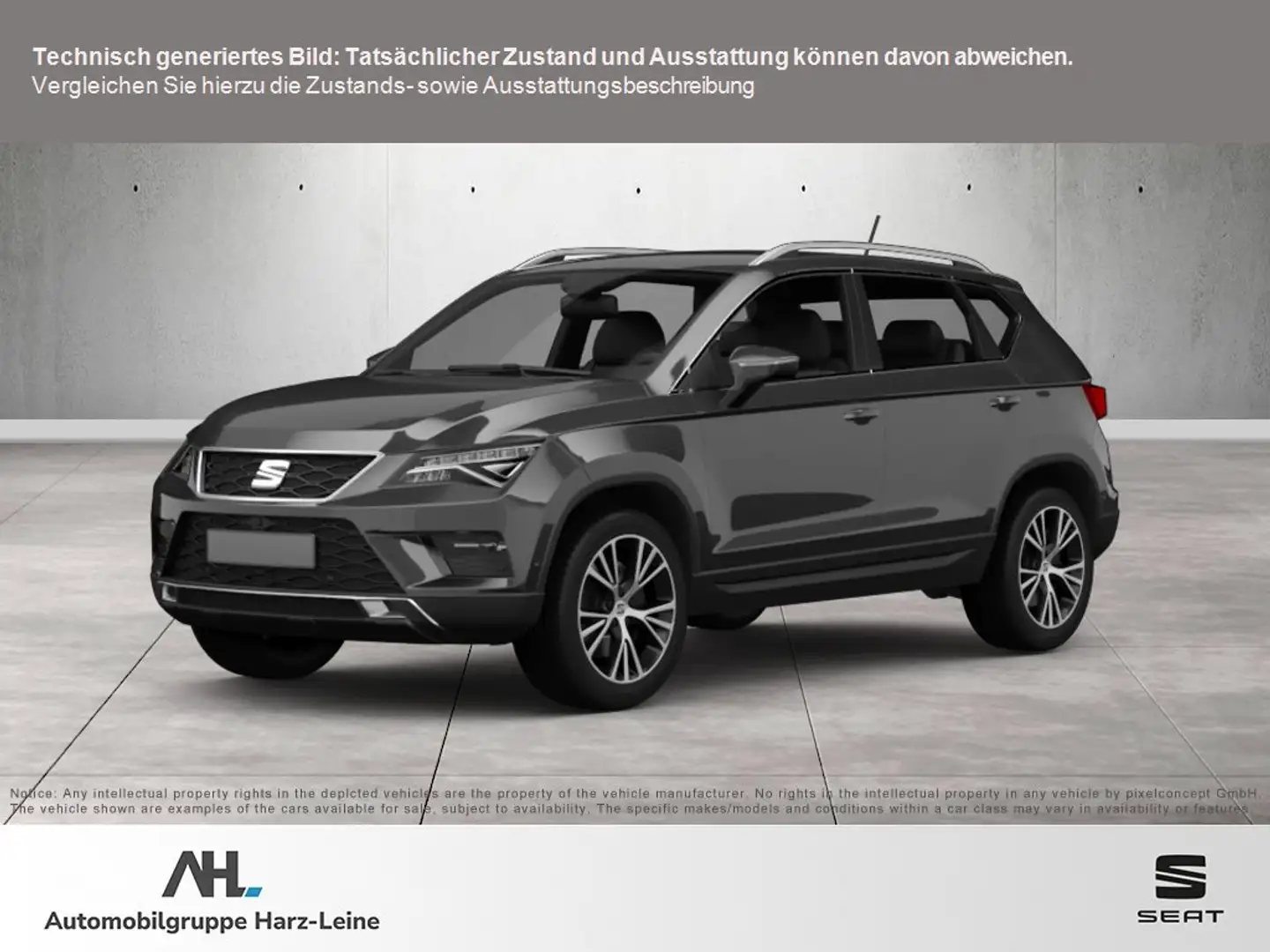 SEAT Ateca 1.5 TSI Xperience DSG LED Navi ACC Full-Link RFK Grau - 1