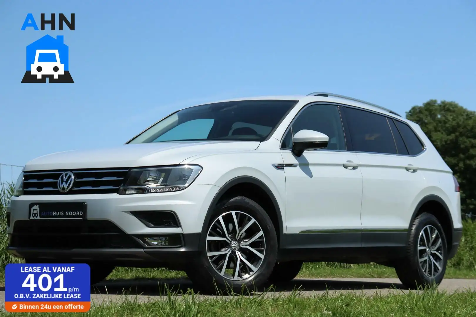 Volkswagen Tiguan Allspace 1.4 TSI / 7 Persoons / 150PK / Cruise / Keyless / Wit - 1