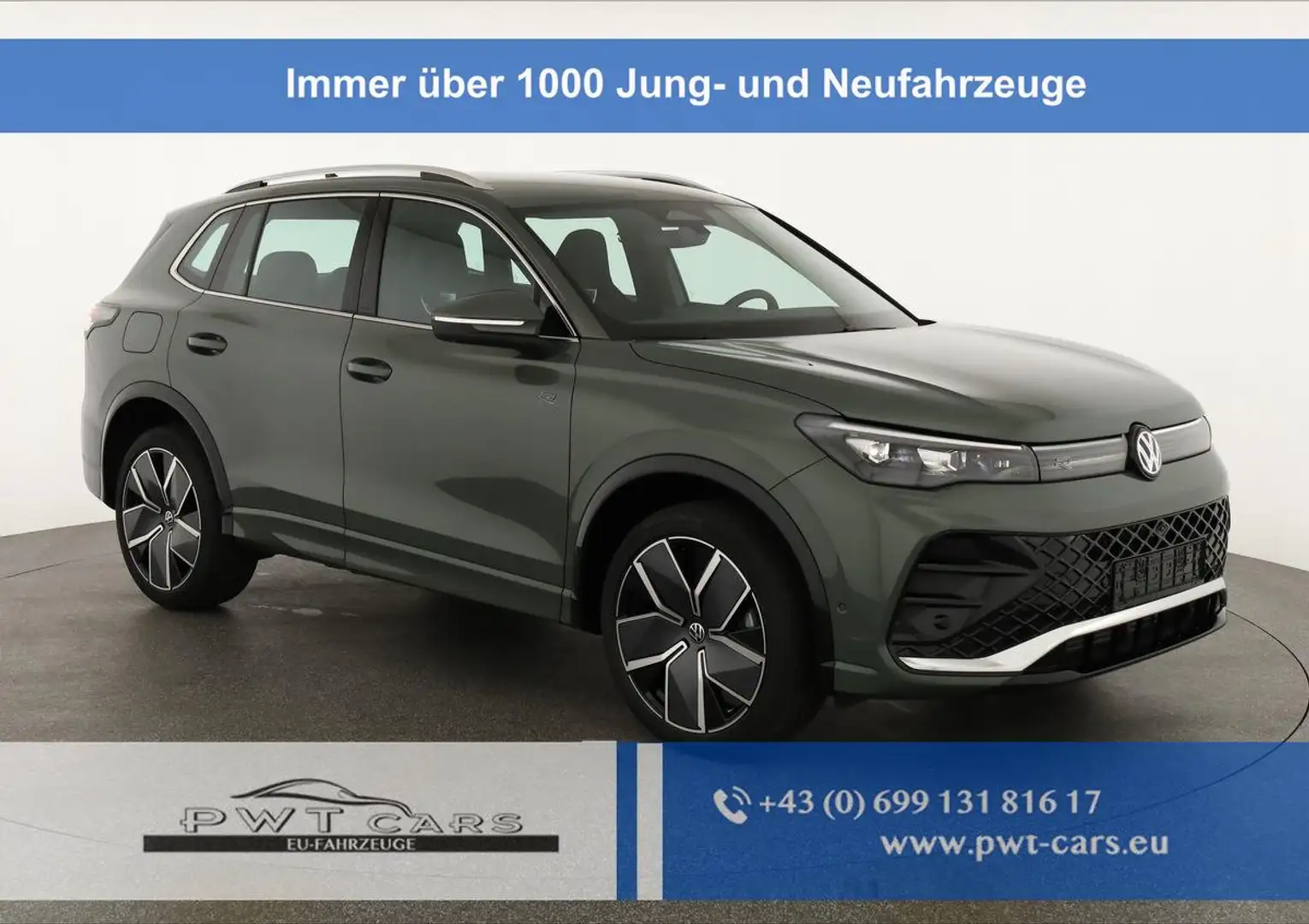 Volkswagen Tiguan 2.0 TSI 195 kW 4Motion R-Line DSG 4M R-LINE, AH... Grün - 1