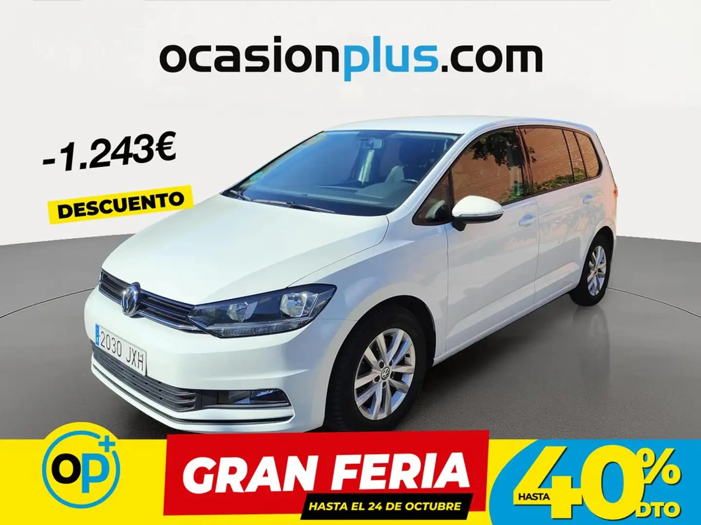 Volkswagen Touran 1.6TDI CR BMT Edition 85kW Blanco - 1