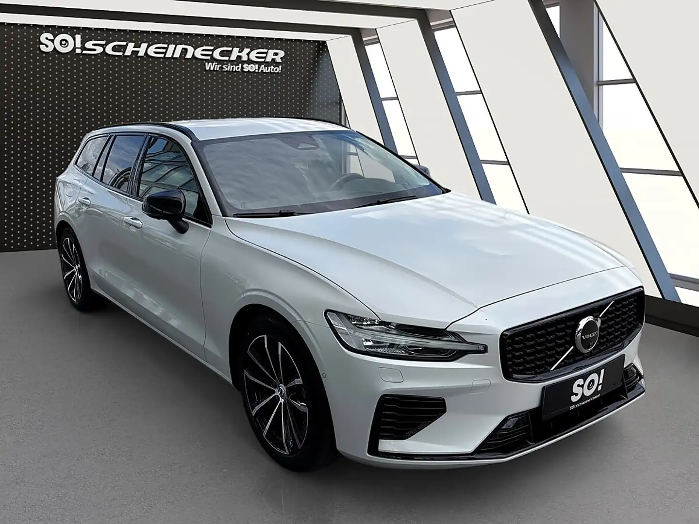 Volvo V60 T6 AWD PHEV Plus Dark Aut. Weiß - 1
