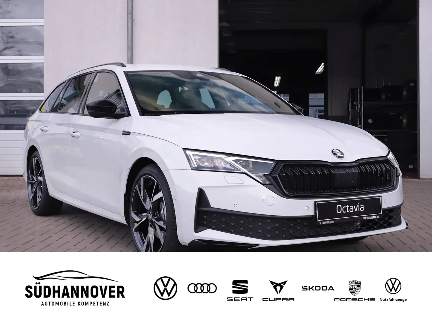 Skoda Octavia Combi Sportline 2,0 TDI 110 kW Blanc - 2