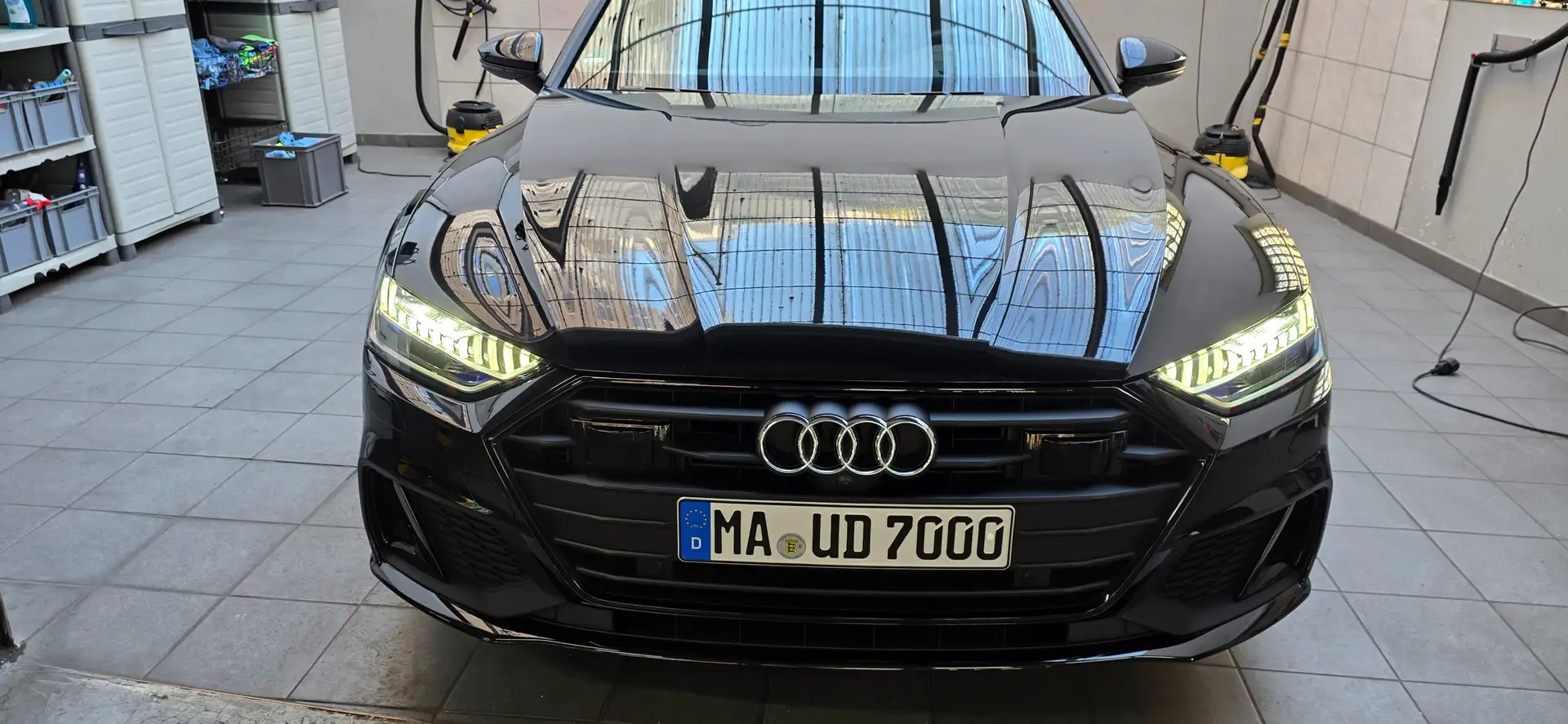 Audi A7 45 TFSI S-Line Panorama HuD 360° Laser Garantie Schwarz - 2