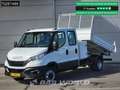 Iveco Daily 35C16 3.0L Kipper met Kist Dubbel Cabine Dubbelluc Wit - thumbnail 1