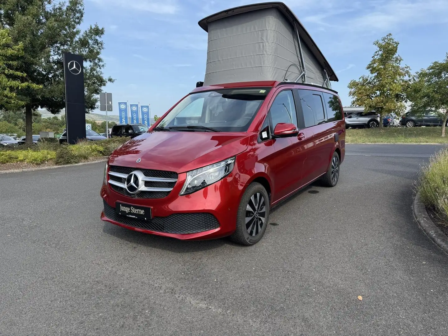 Mercedes-Benz V 300 4matic Marco Polo Leder*360°*AHK*EASYUP* Rot - 2