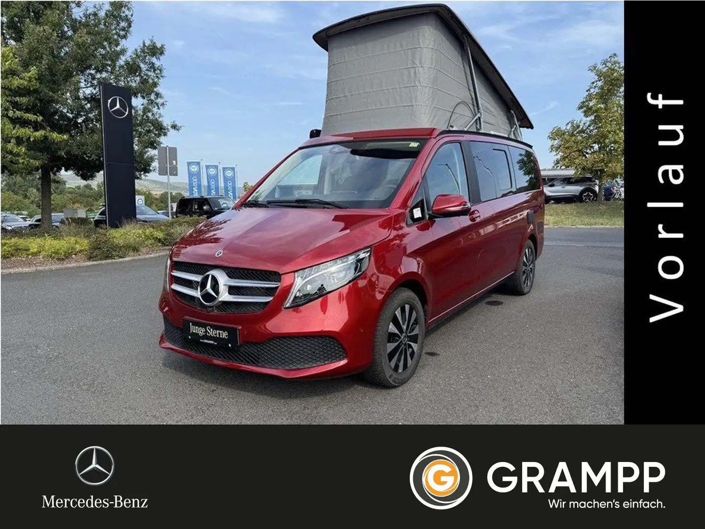 Mercedes-Benz V 300 4matic Marco Polo Leder*360°*AHK*EASYUP* Rot - 1
