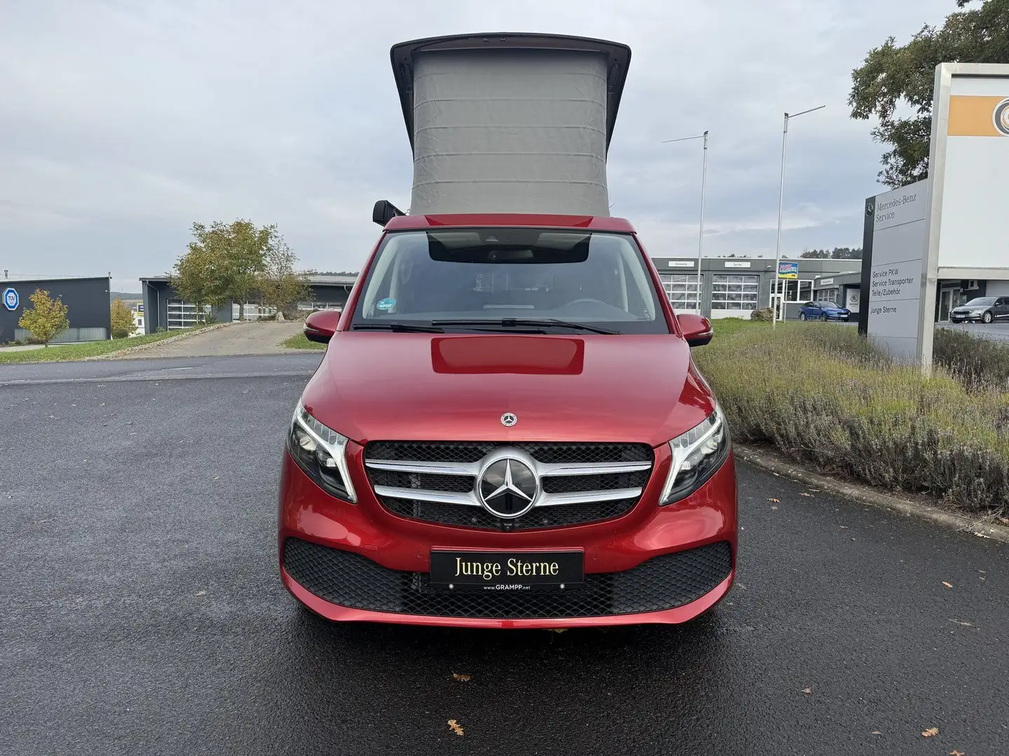 Mercedes-Benz V 300 4matic Marco Polo Leder*360°*AHK*EASYUP* Rouge - 2