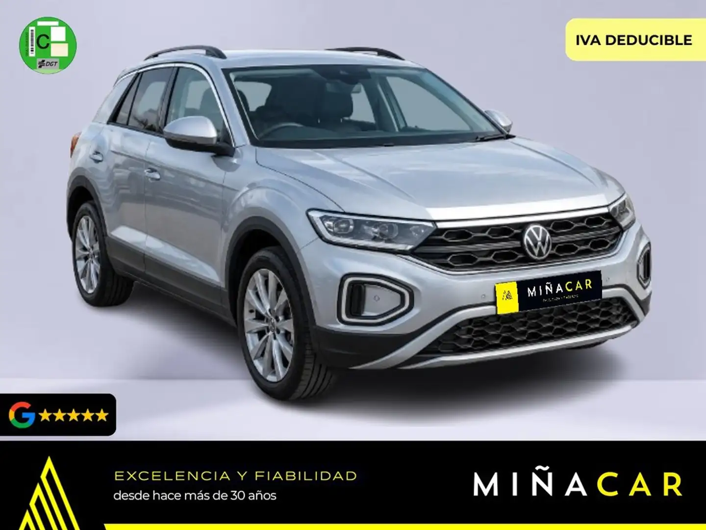 Volkswagen T-Roc 1.5 eTSI R-Line DSG7 110kW Gris - 1
