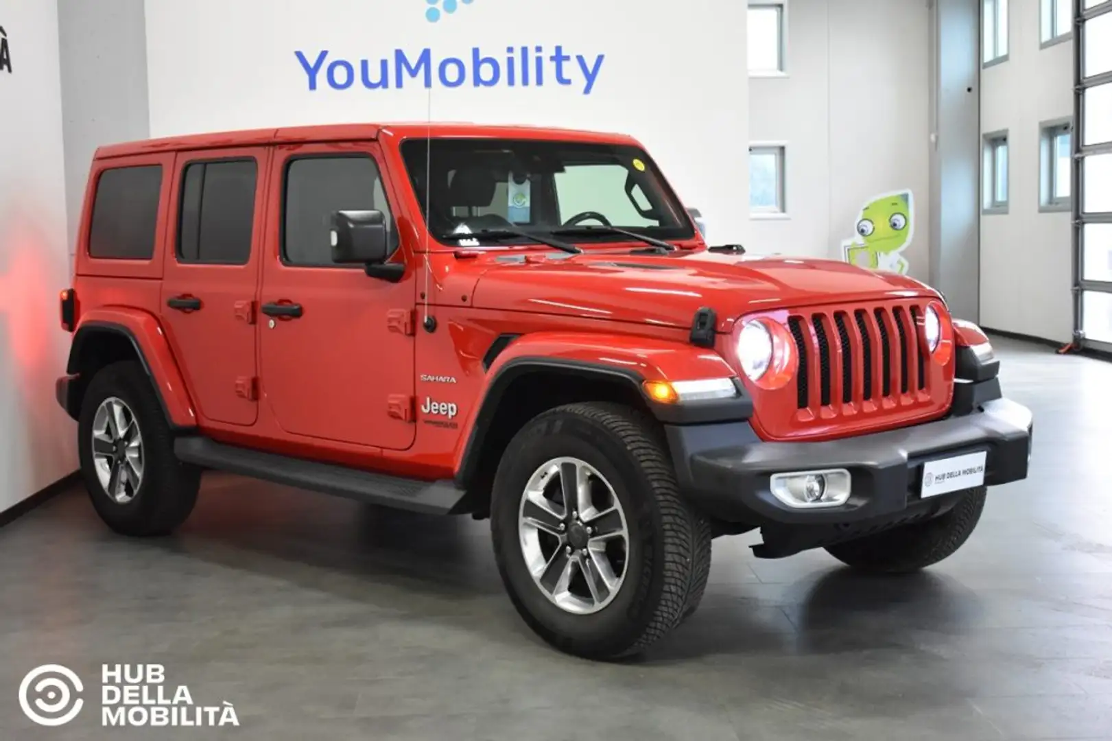 Jeep Wrangler Unlimited 2.2 Mjt II Sahara Rojo - 2