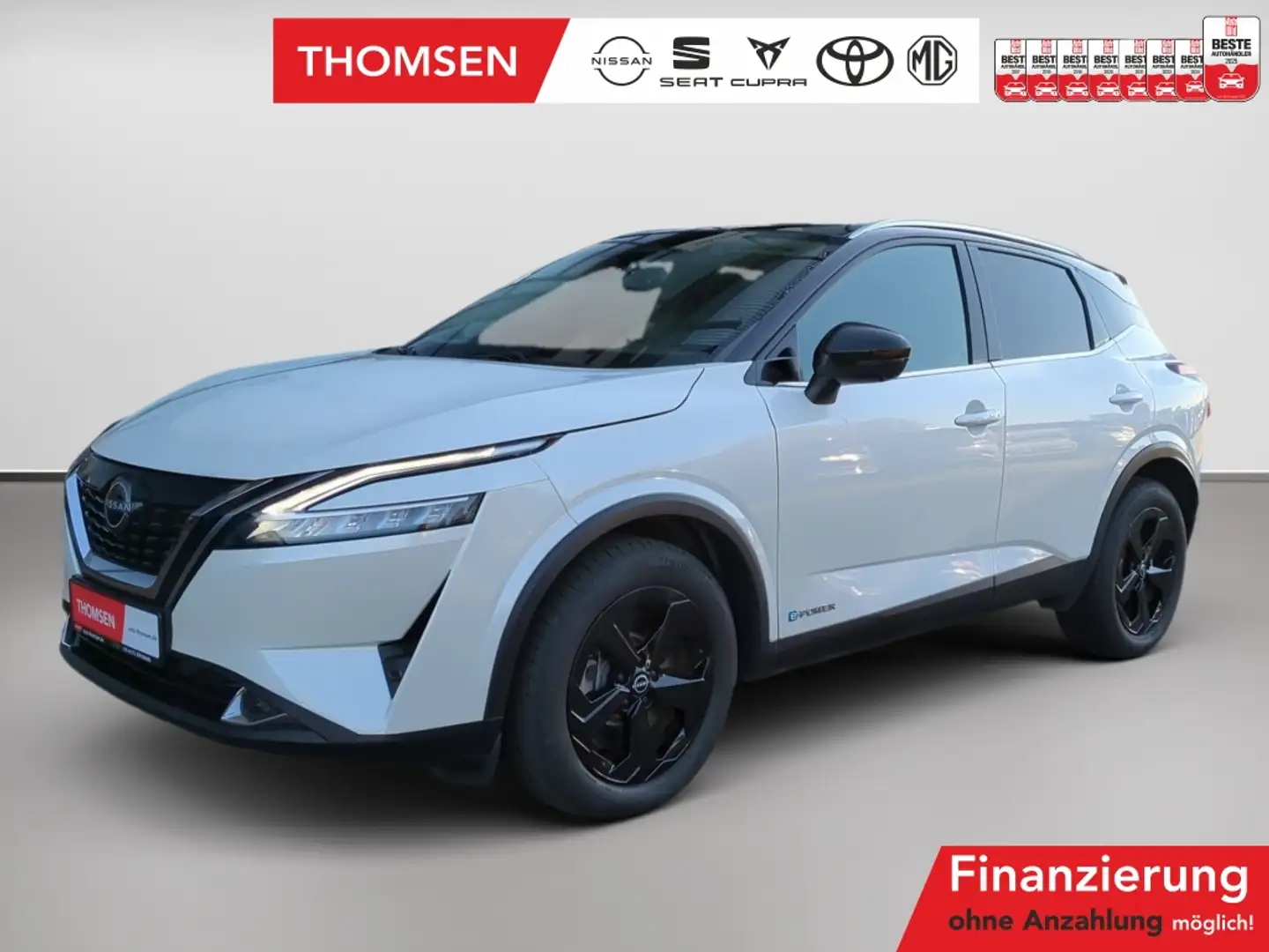 Nissan Qashqai 1.5 VC-T Black Editon e-Power 360 Navi Blanc - 1