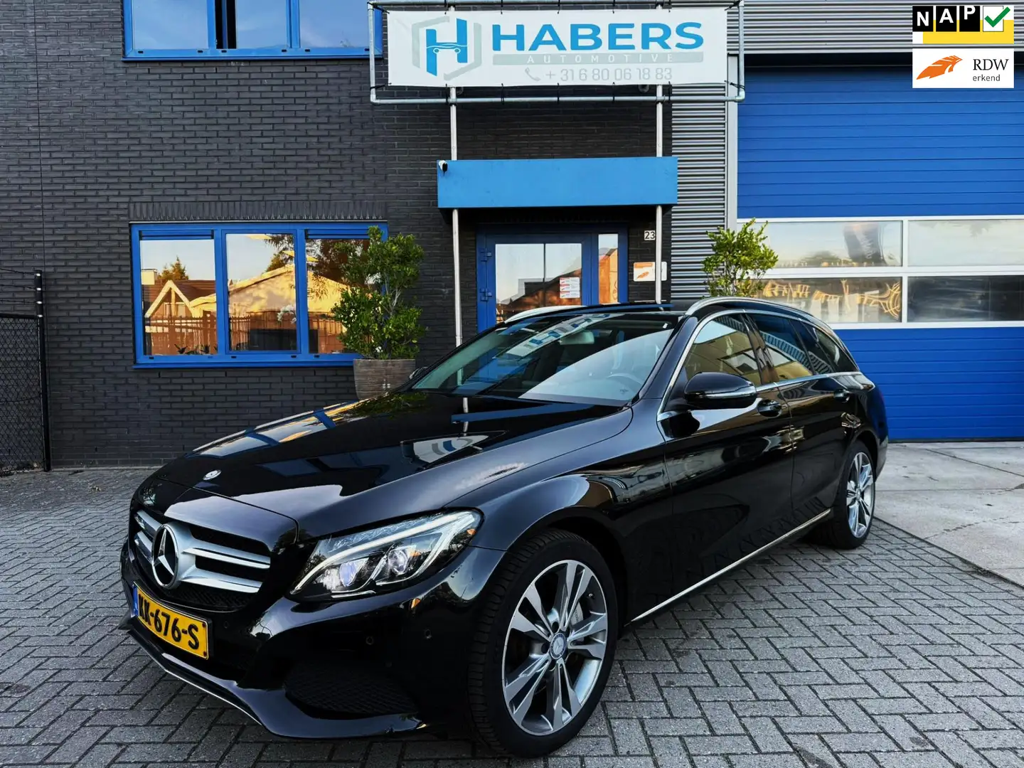 Mercedes-Benz C 350 Estate e Lease Edition 211PK|Origineel NL|Navi|AUT Nero - 1