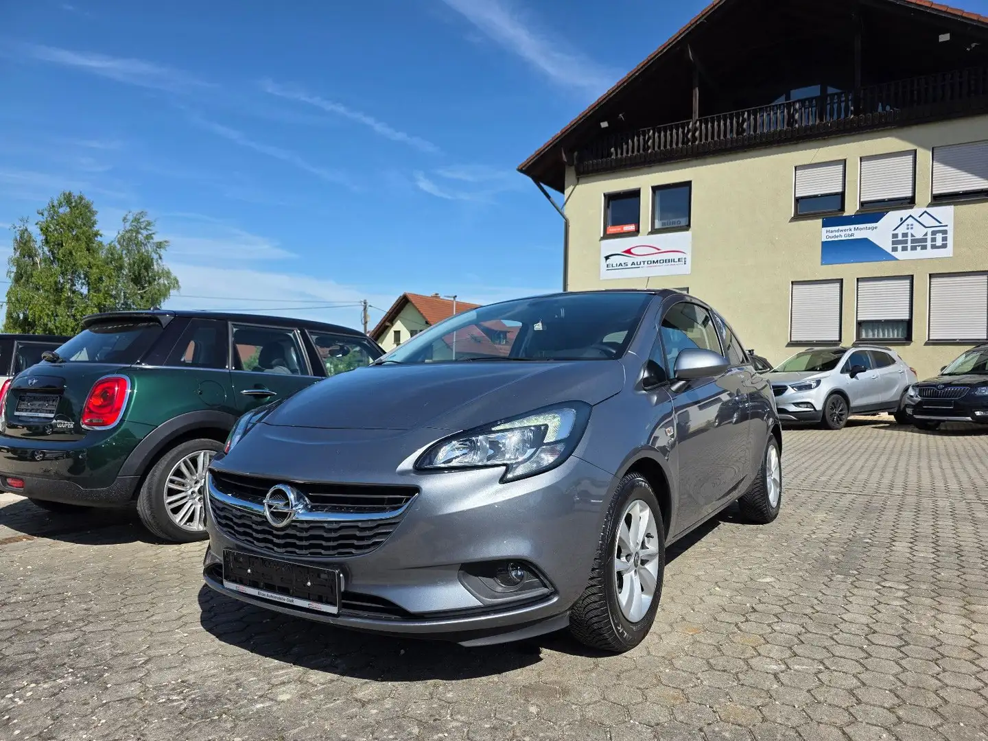 Opel Corsa E Active/ Lenk.H/ SHZ/ Klima/ TÜV NEU Grigio - 1