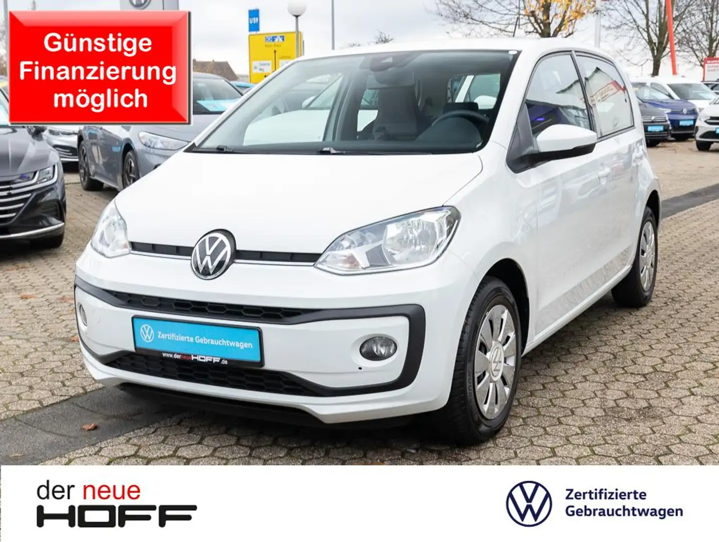 Volkswagen up! 1.0 move up! 5-Türen Sitzheizung Ganzjahresr. Weiß - 1