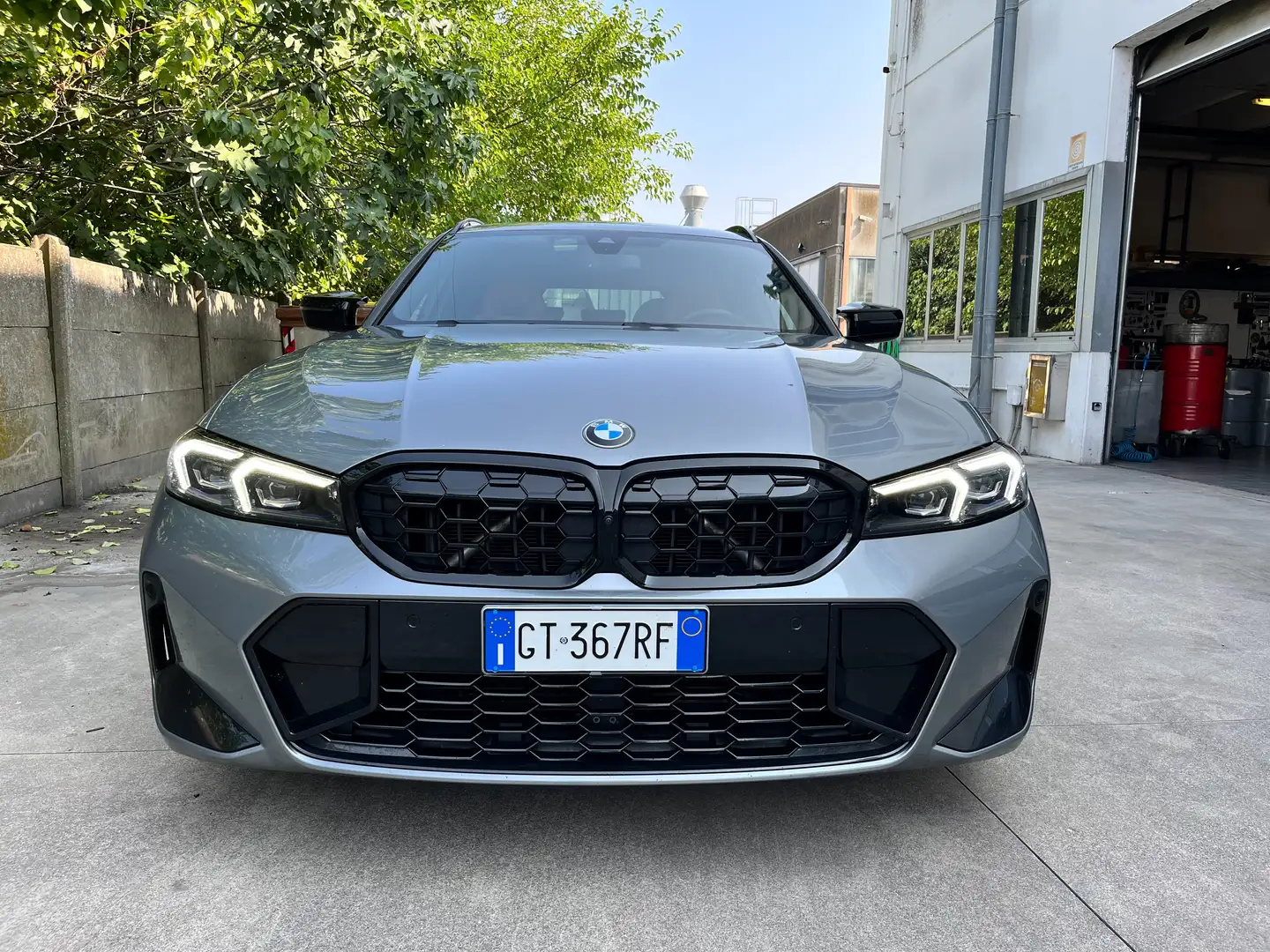 BMW 340 M340d Touring 48V xdrive Grigio - 2