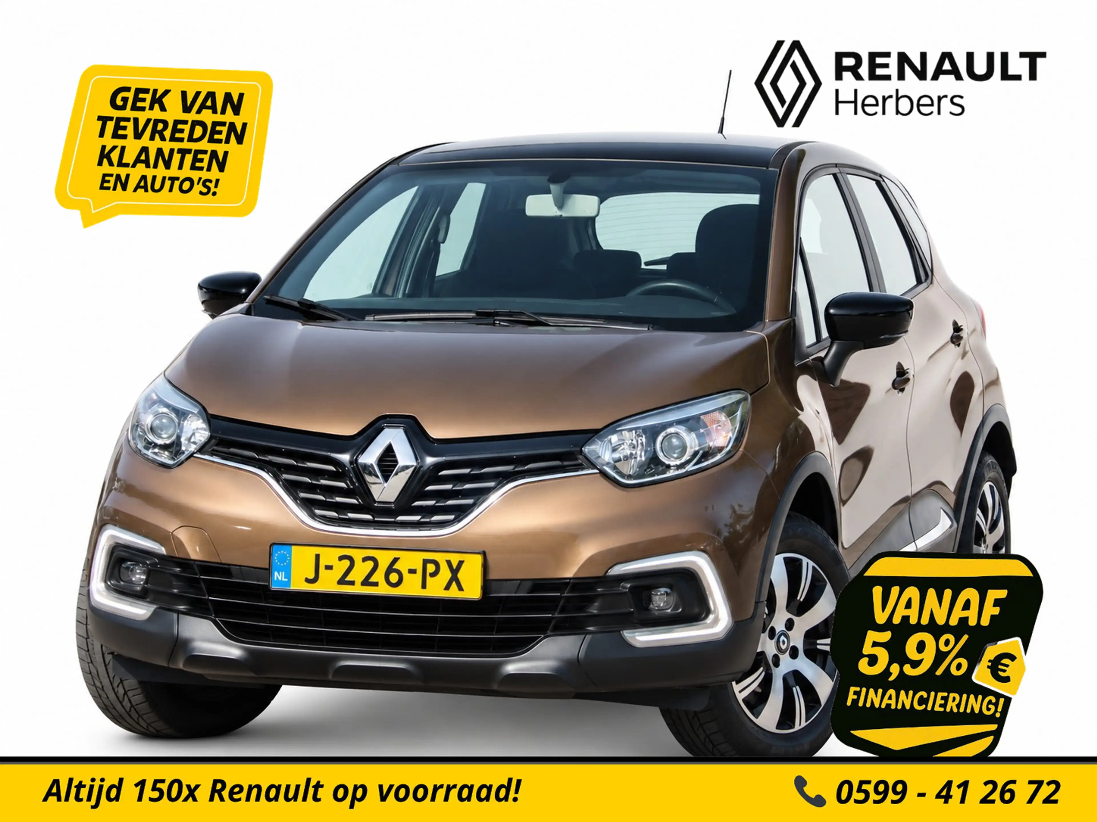 Renault Captur 0.9 TCe Limited AIRCO / CRUISE / TREKHAAK / PDC AC