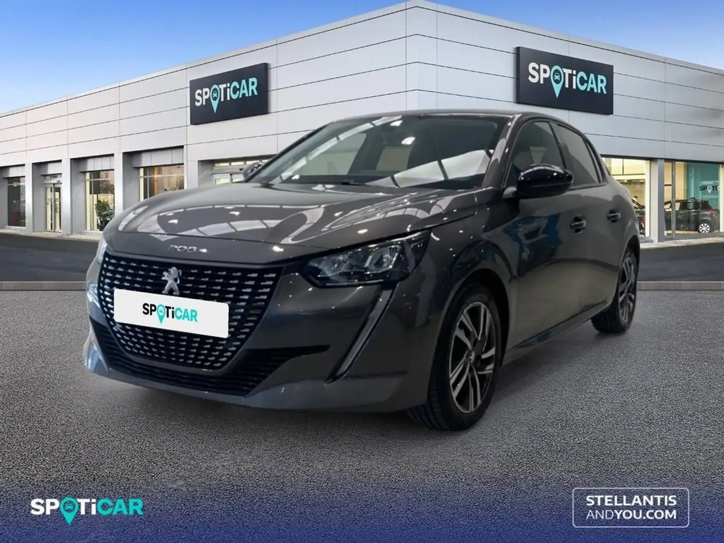 Peugeot 208 PureTech 73kW (100CV) Allure Gris - 1