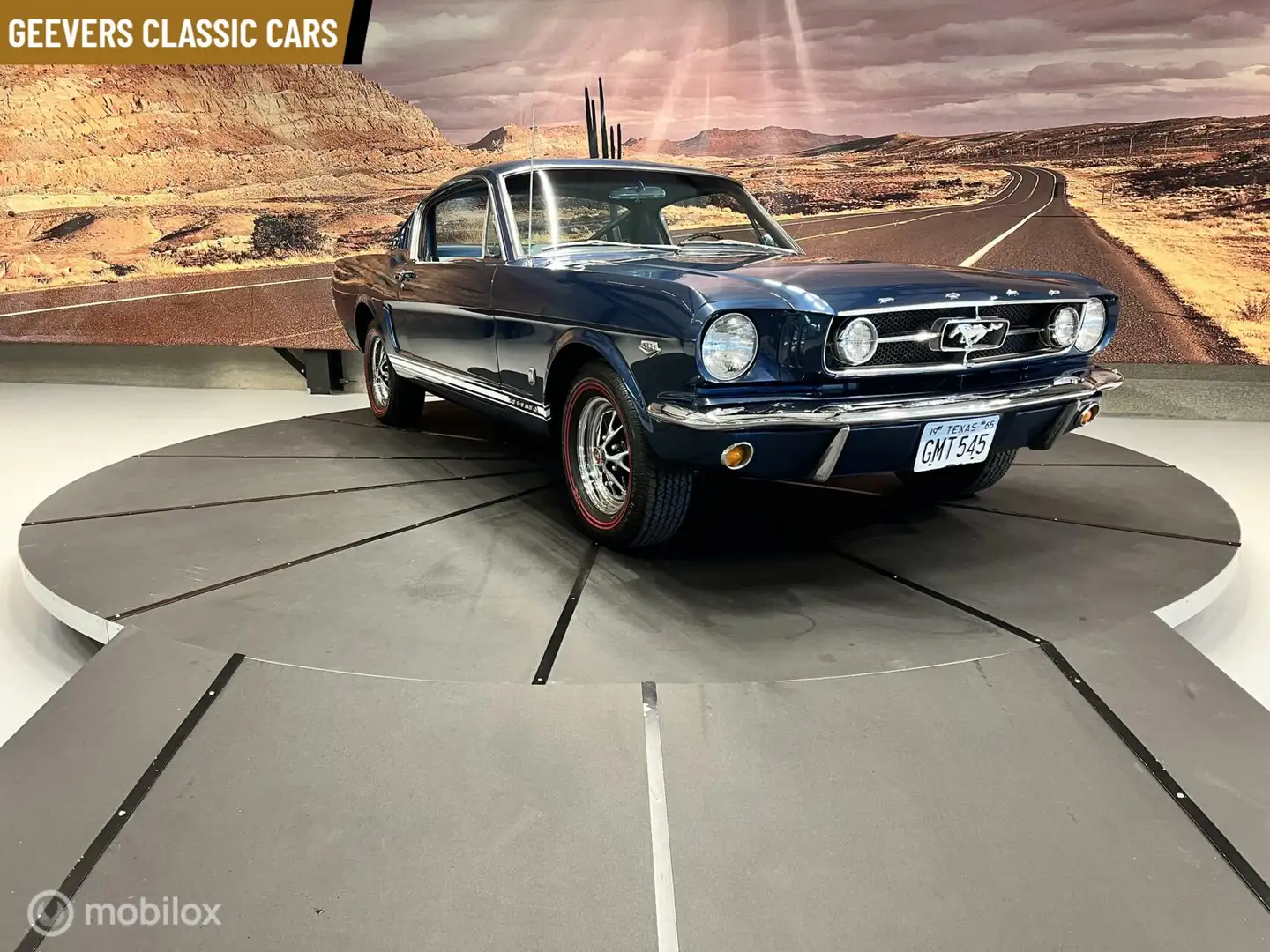 Ford Mustang Fastback K-code high performance Modrá - 1