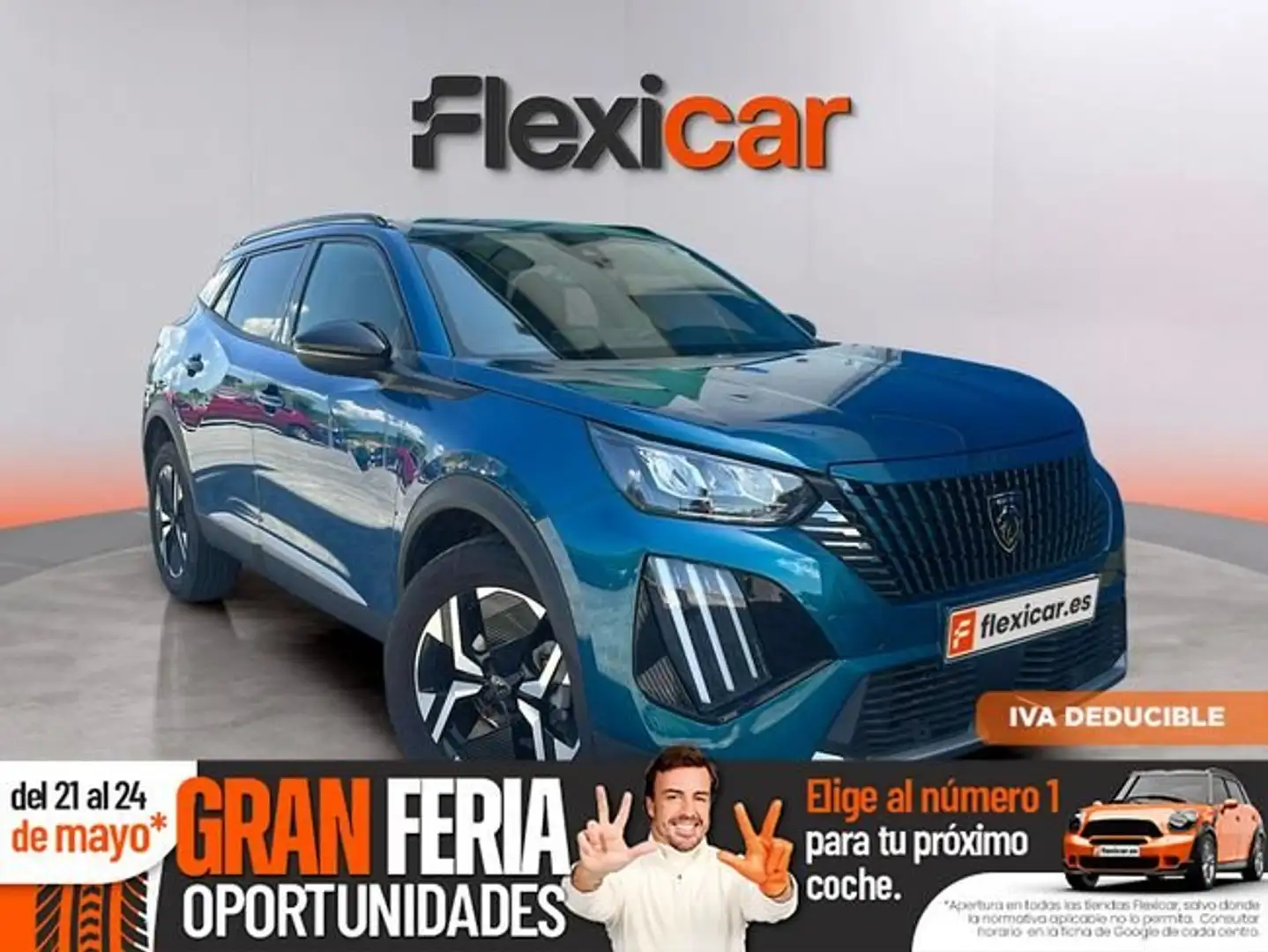 Peugeot 2008 Allure Gasolina 100 S&S 6 Vel. MAN Azul - 1