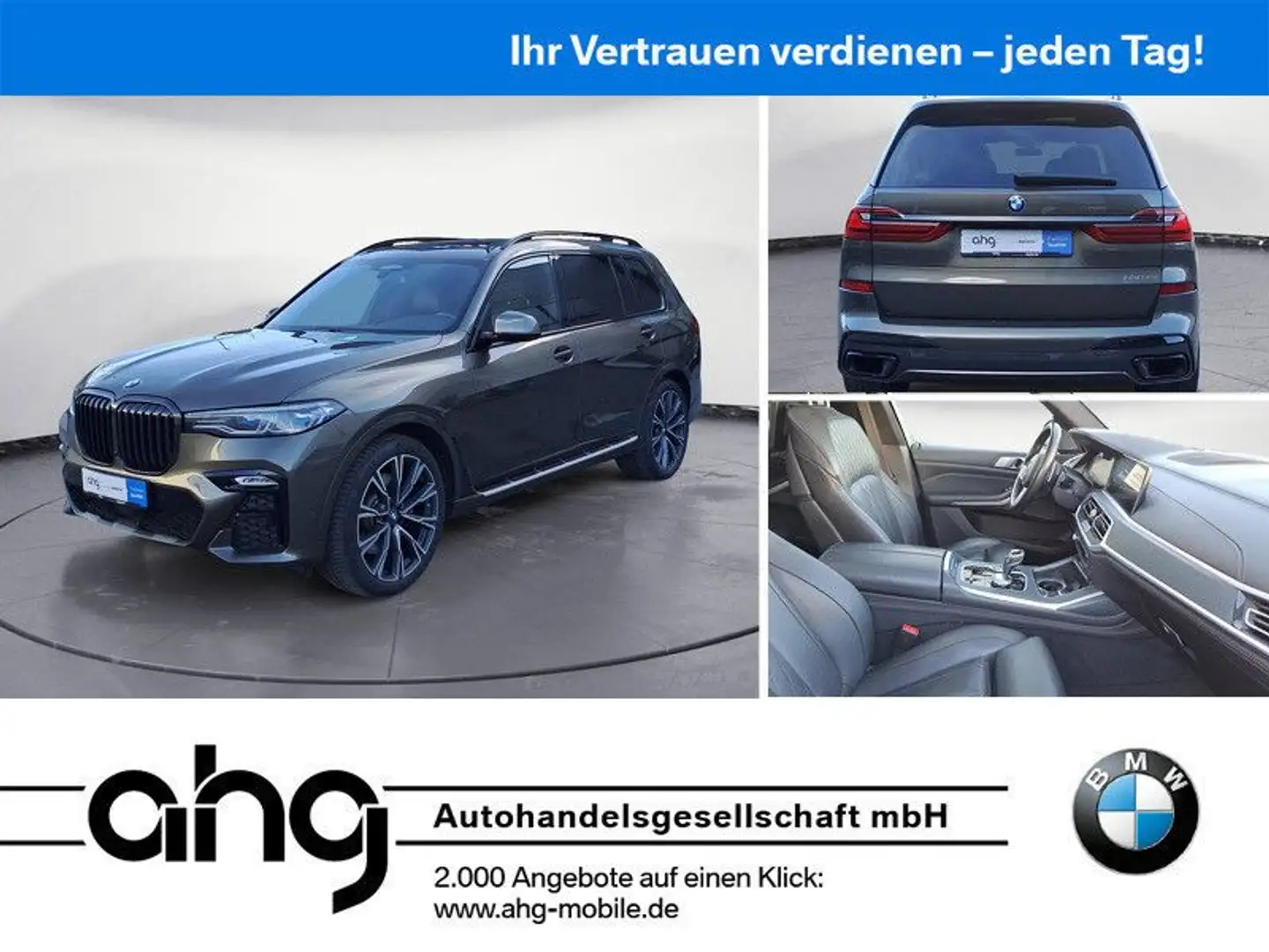 BMW X7 xDrive40d *Navi*Leder*Pano*Memory*Sportsitze* Grün - 1