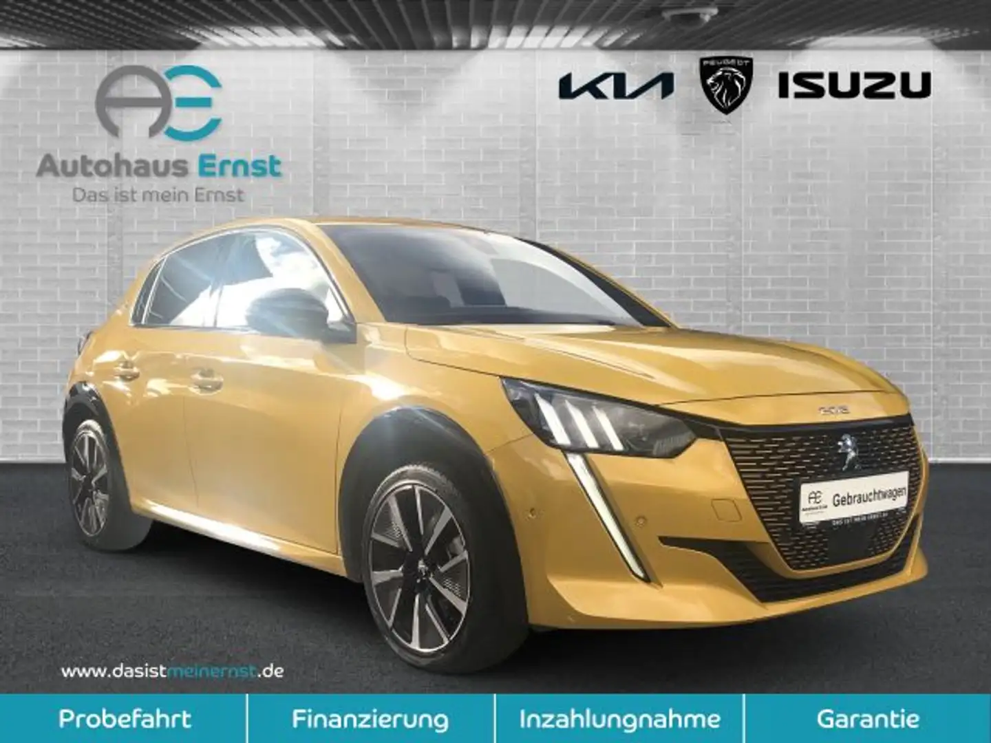 Peugeot 208 Elektromotor 136 GT Pack Gelb - 2