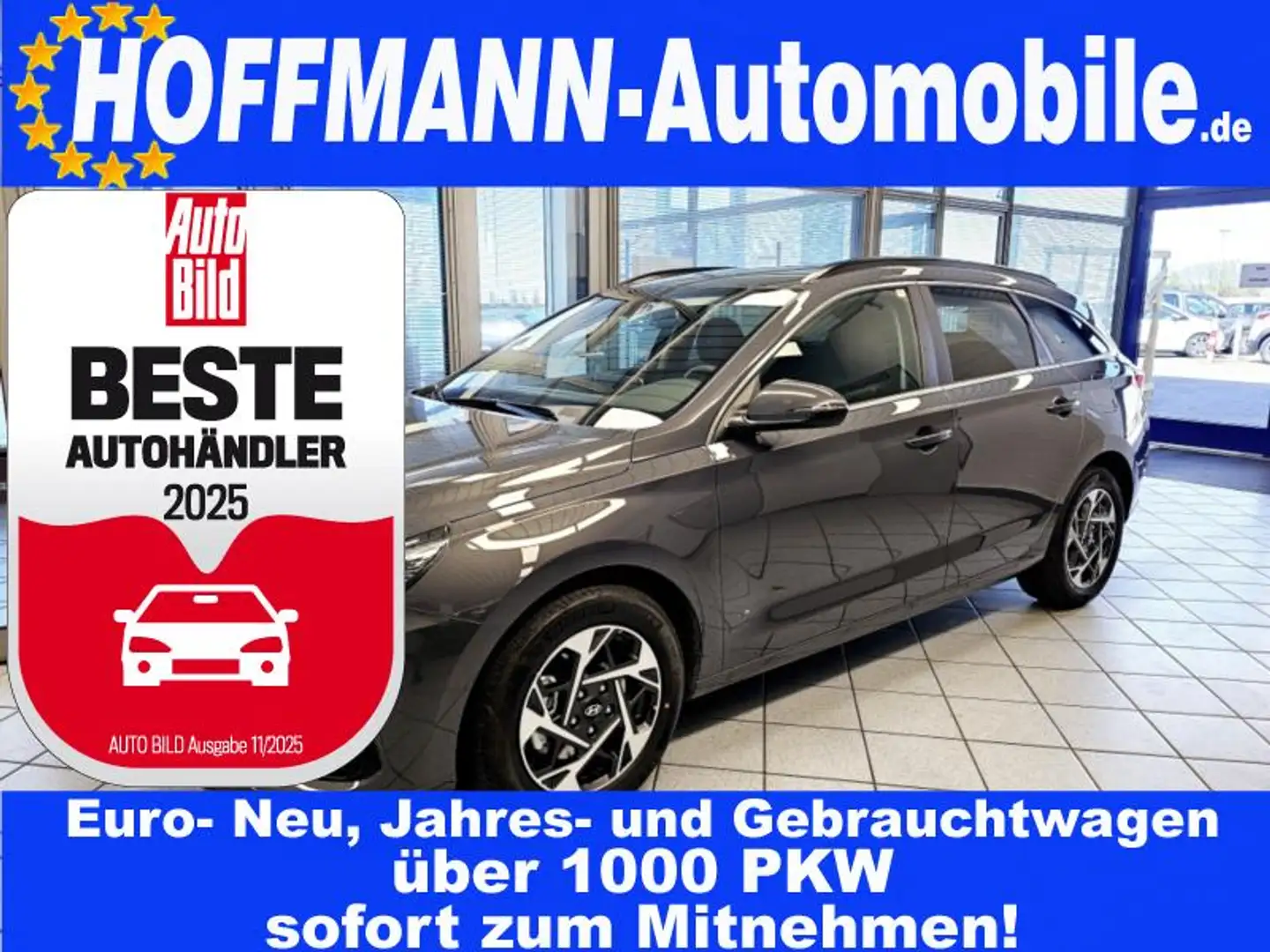 Hyundai i30 Style Klimaaut,SHZ,Kamera,Bi-LED,Navi siva - 1