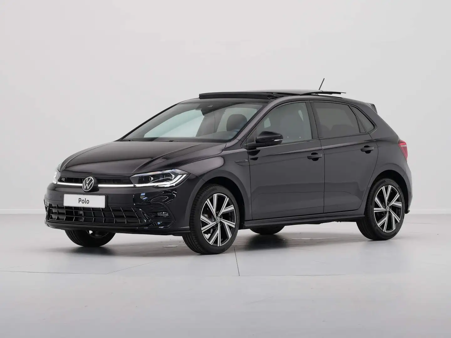 Volkswagen Polo 1.0 TSI R-Line Zwart - 2