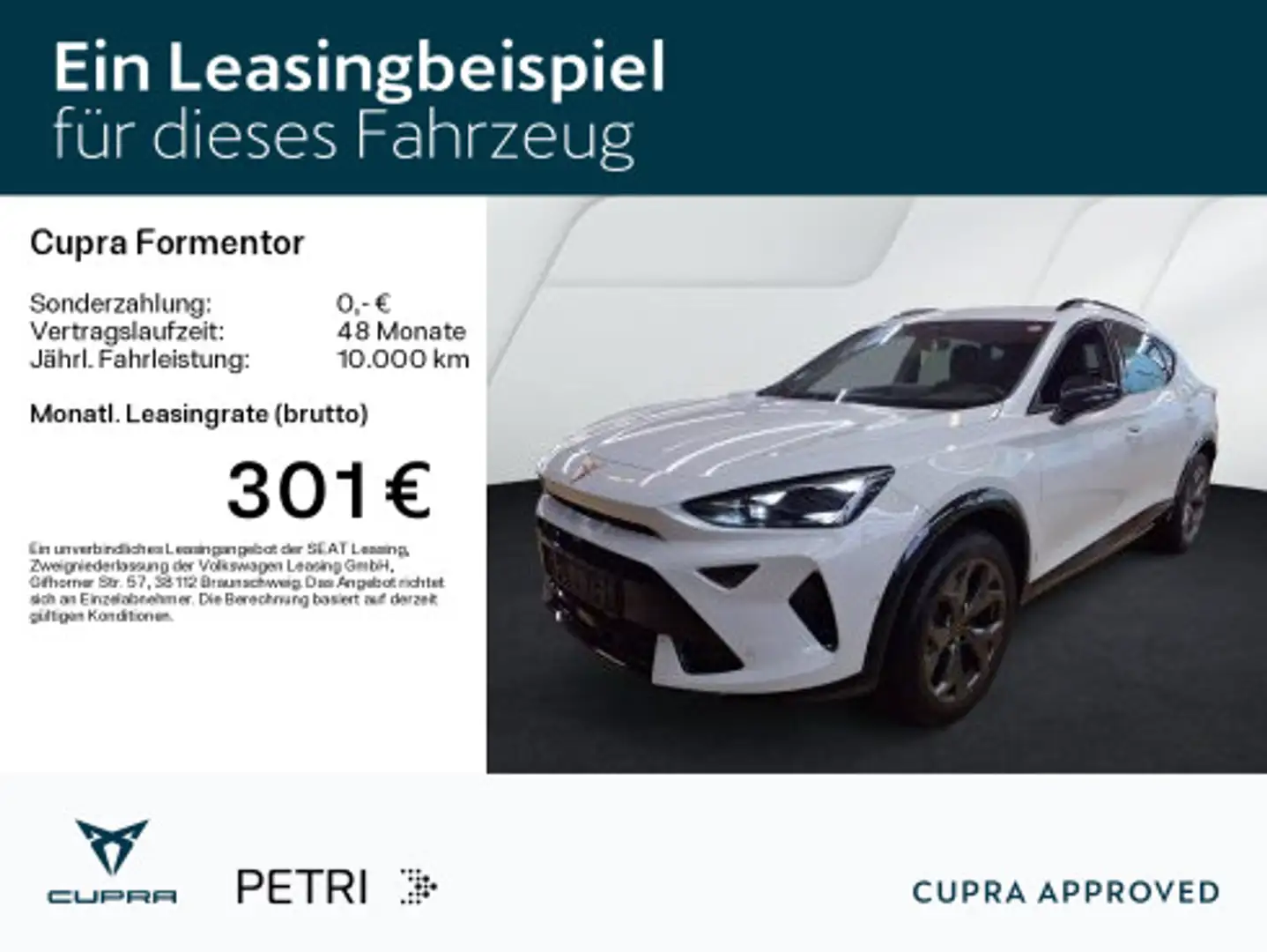 CUPRA Formentor 1.5 eTSI DSG*NAVI*KAM*SHZ*ACC*18Zoll* Weiß - 2
