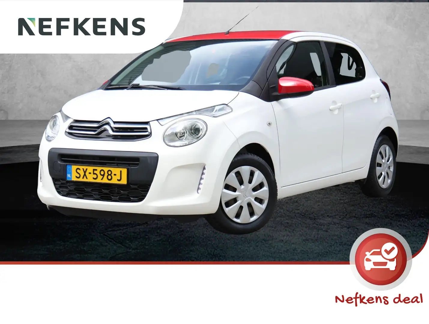 Citroen C1 1.0 VTi Feel | UNIEKE KM STAND! | Airco | Isofix | Blanc - 1