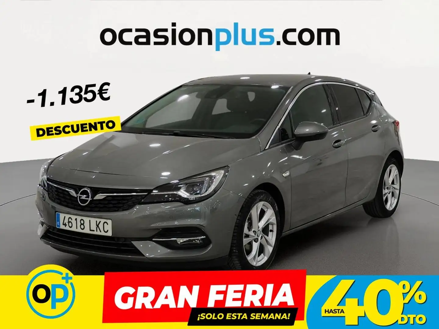 Opel Astra 1.5D S/S Elegance 122 Gris - 1