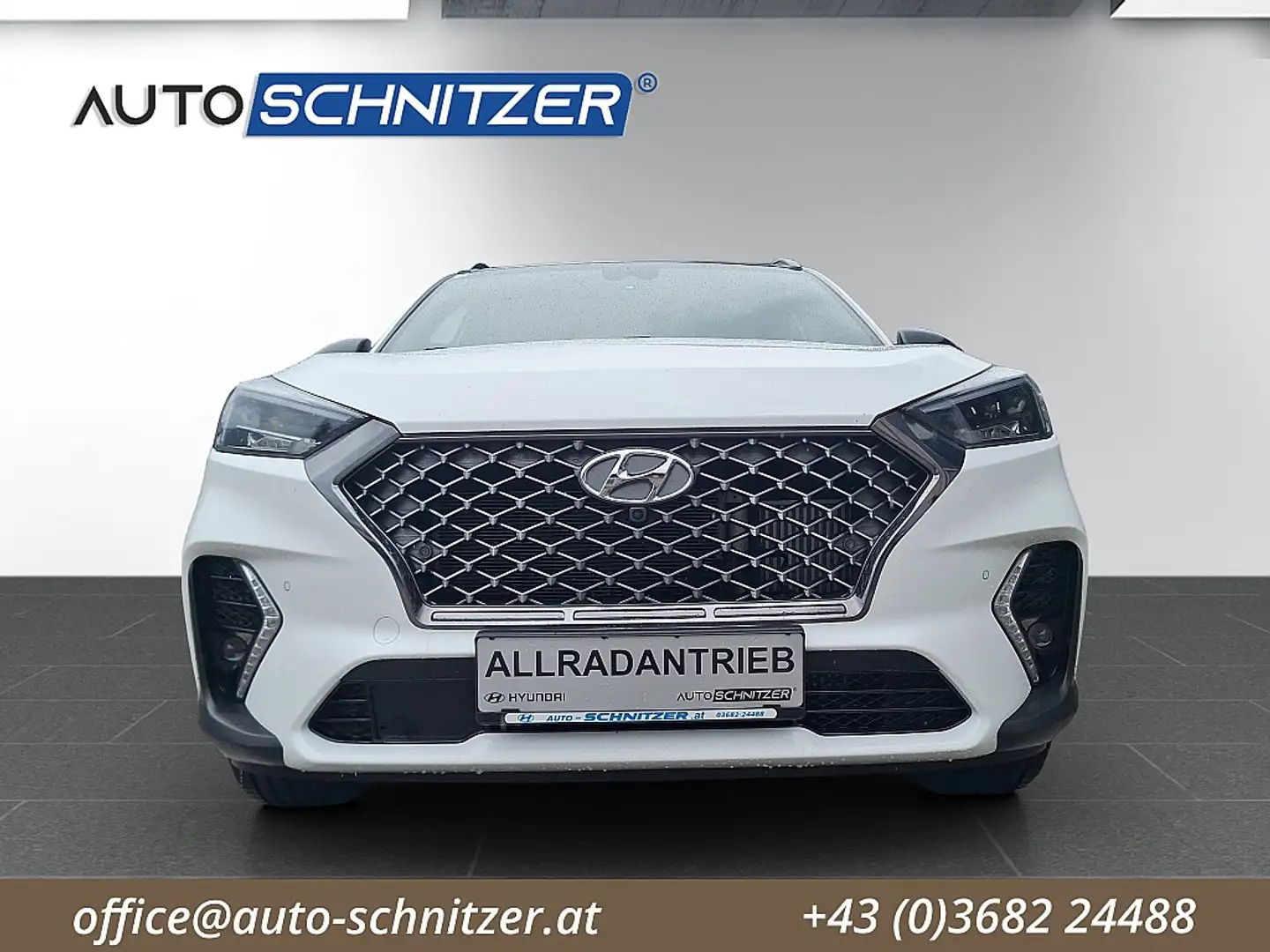 Hyundai TUCSON Tucson 1,6 CRDI 4WD N-Line Plus DCT Aut. Weiß - 2