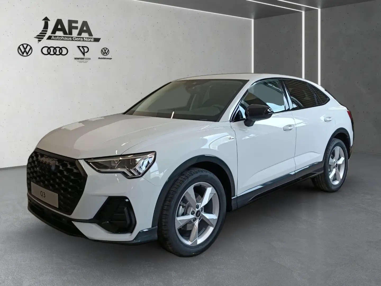 Audi Q3 Sportback 35 TFSI S-Line LED*RFK*AHK*SHZ* Weiß - 2