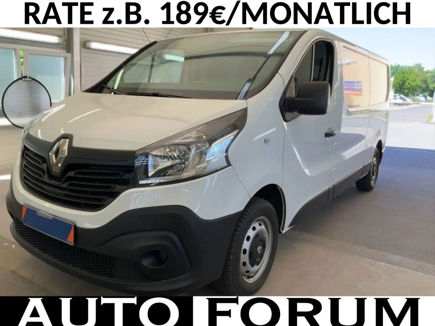 Renault Trafic 1.6 dCi L2 3,0t NAVI KLIMA AHK 3SITZE PDC Weiß - 1