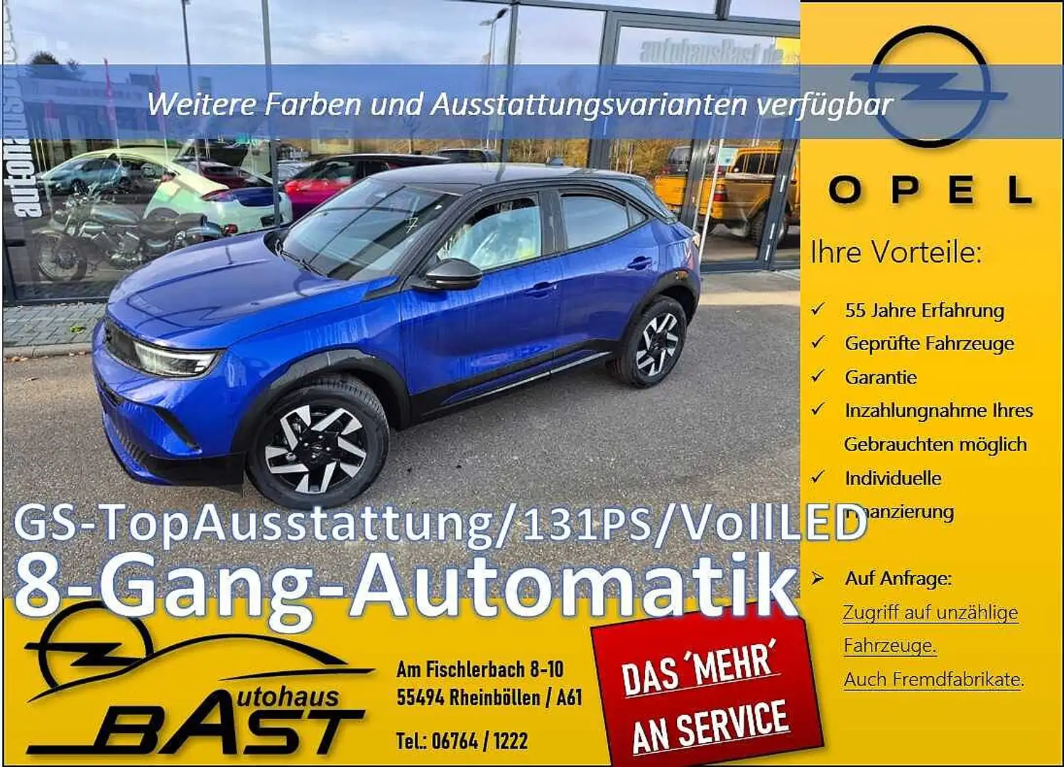 Opel Mokka -B GS Automatik Tageszulassung Facelift Blau - 1