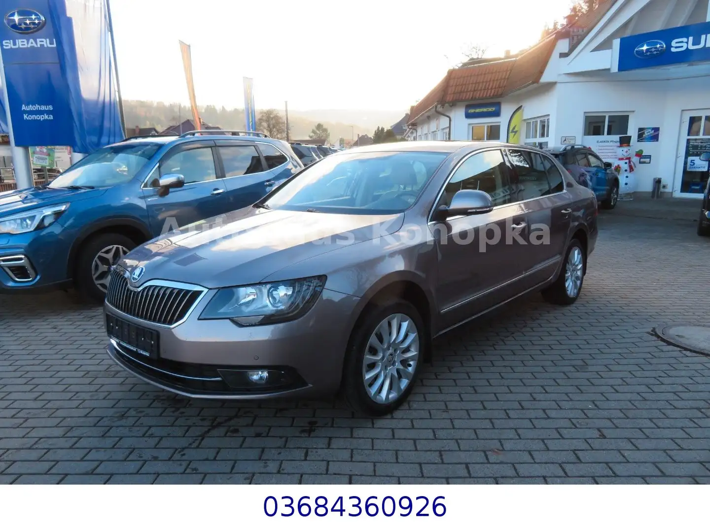 Skoda Superb Elegance 4X4+AHK Violett - 1