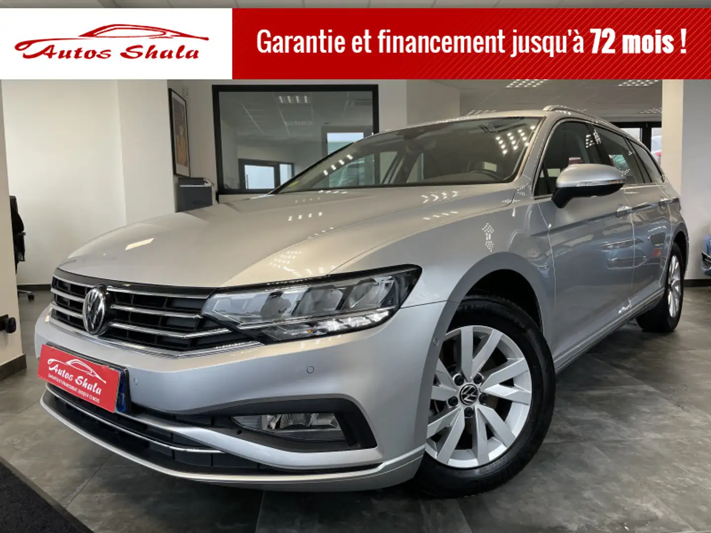Volkswagen Passat 1.6 TDI 120CH BUSINESS DSG7 Argent - 1