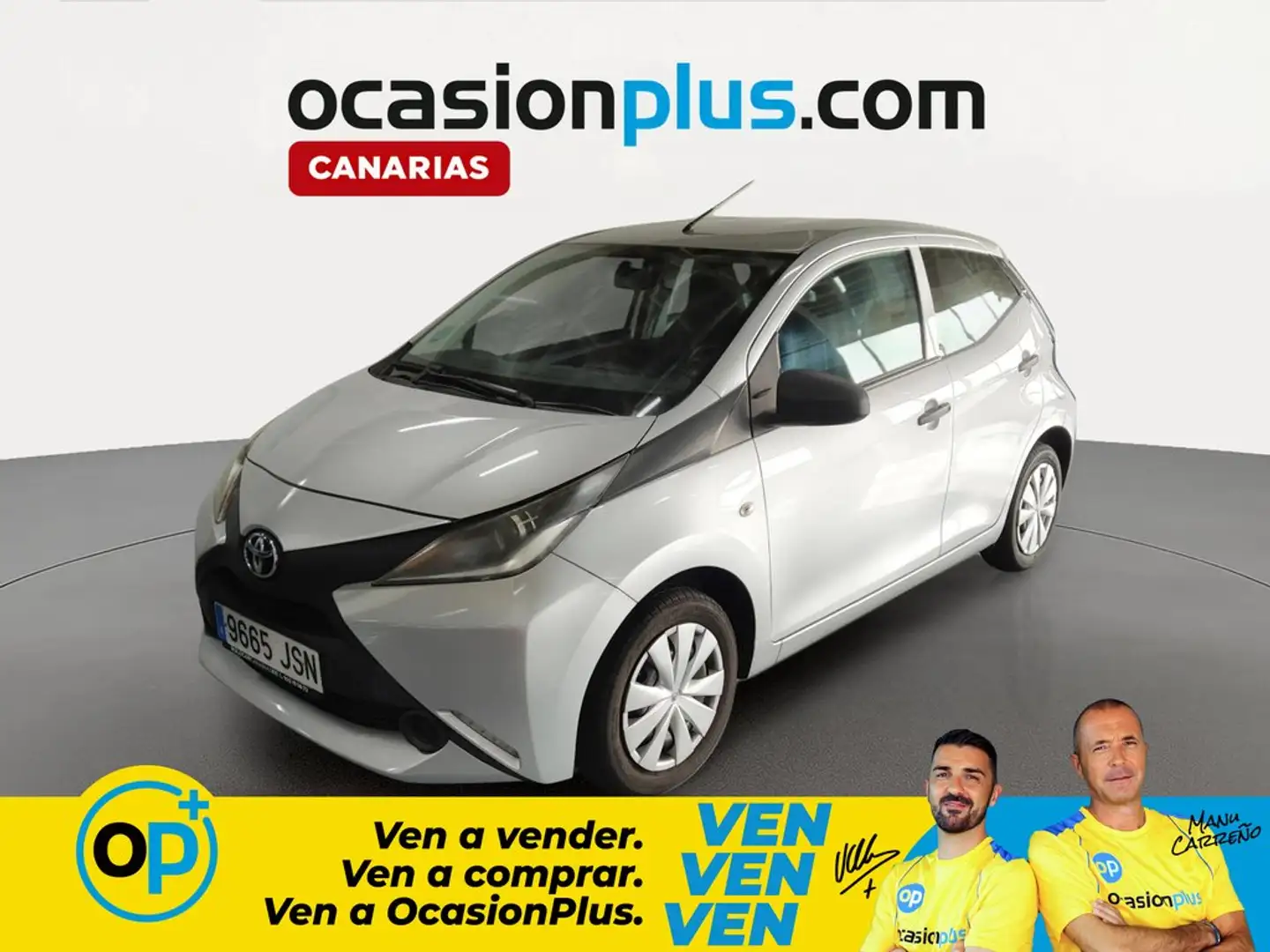 Toyota Aygo 1.0 VVT-i x-play Business Gris - 1