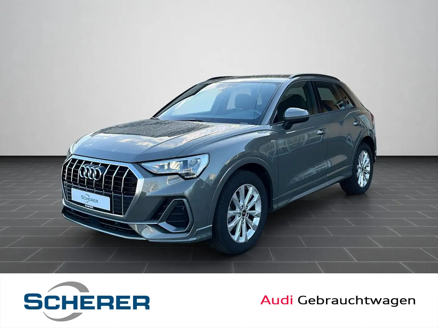 Audi Q3 2.0 TD *S line* s tronic MMI Navigation plus Gris - 1