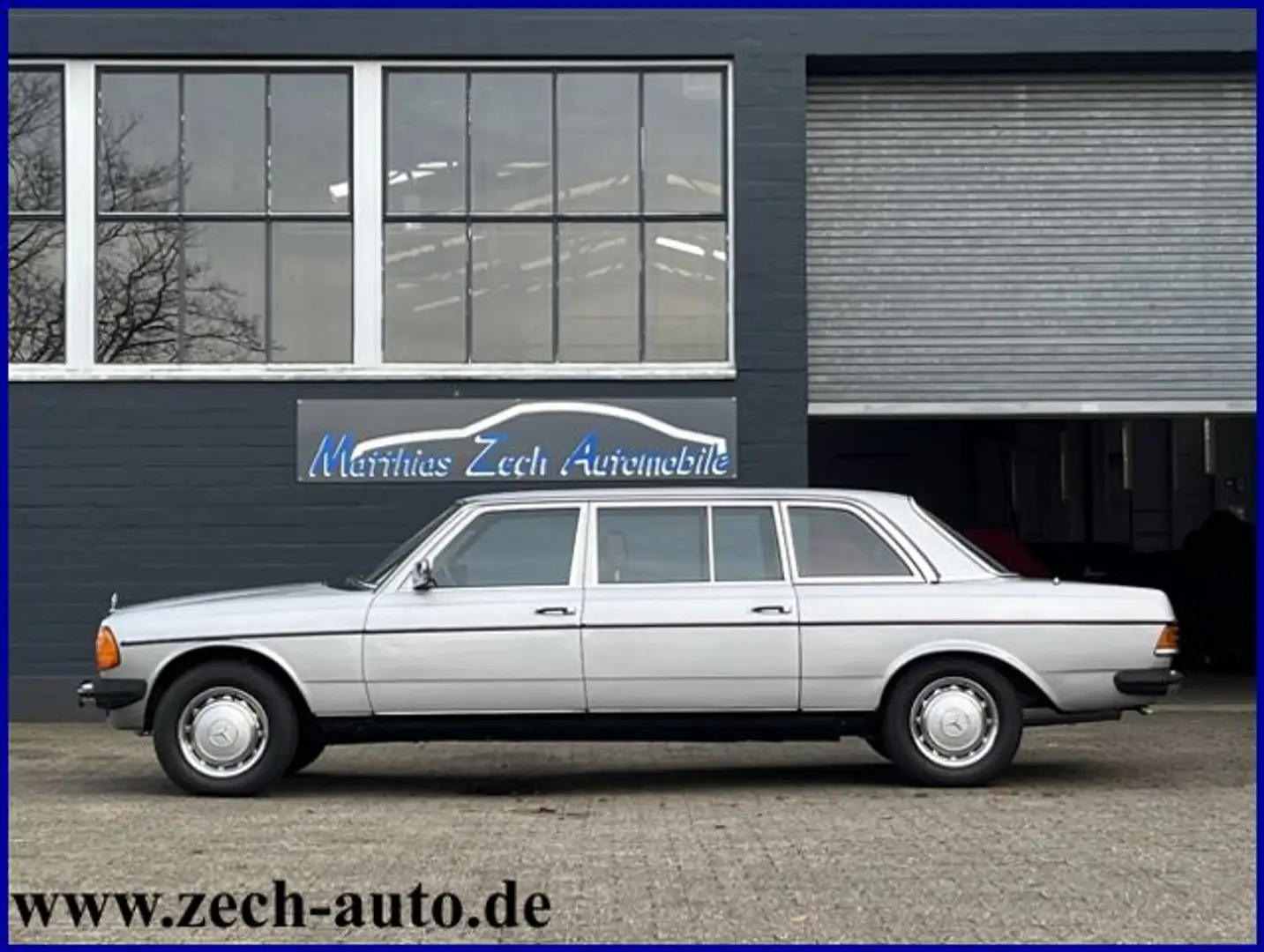 Mercedes-Benz E 300 D Pullman V123 Automatik * Leder * 8 Sitze Argent - 1