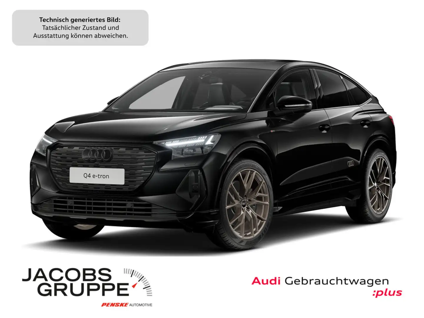 Audi Q4 e-tron Sportback 45 qu. 2xS line Edition/Matrix/360°/HuD/Pano/SONOS Noir - 1
