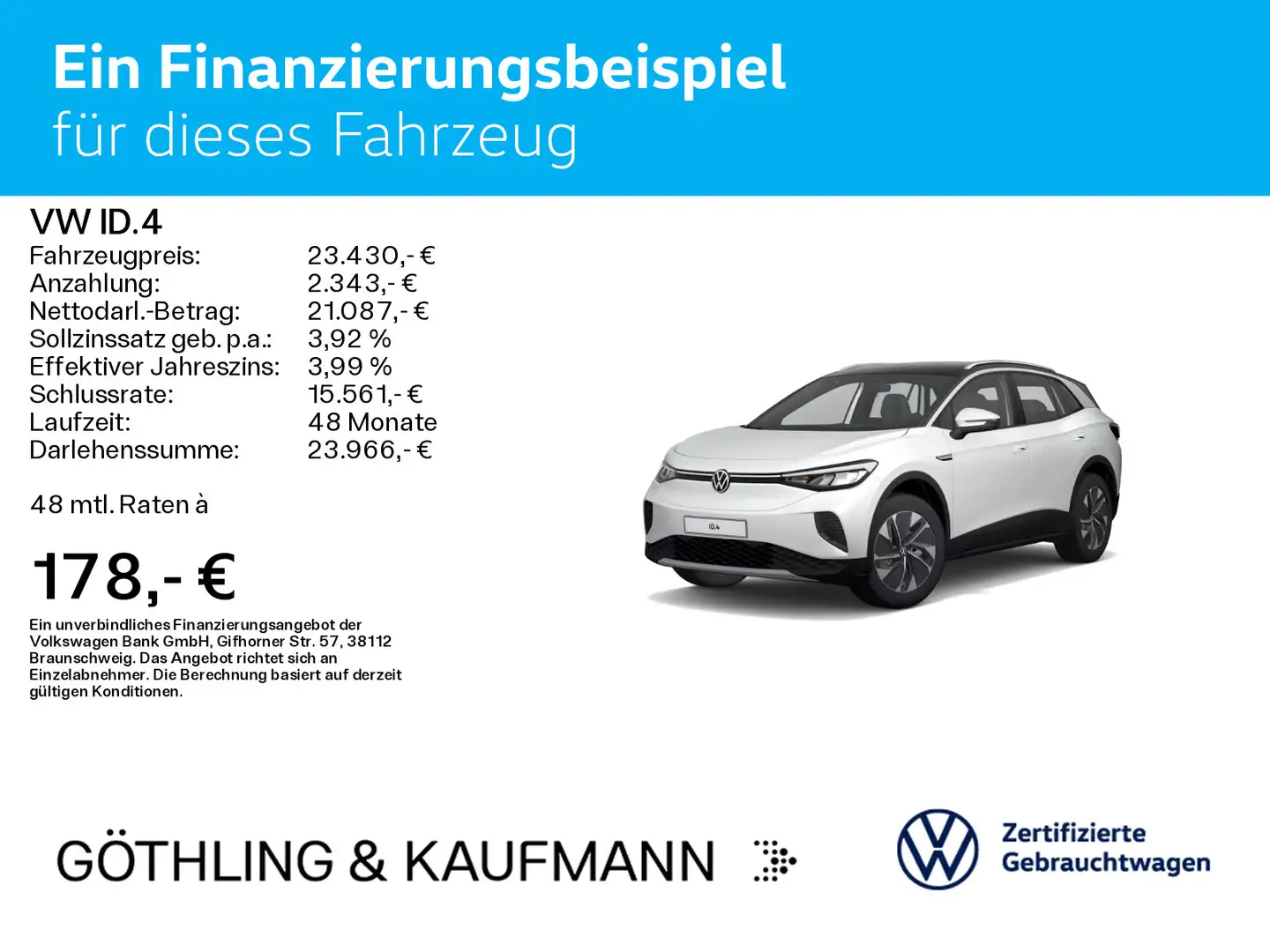 Volkswagen ID.4 Pure Performance*LED*Navi*HUD*ACC*MFL*SHZ* Weiß - 2