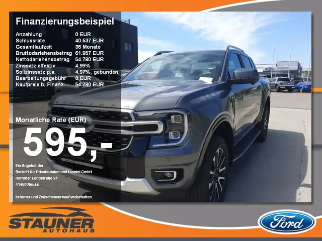 Ford Ranger DOKA Platinum 3.0l EcoBlue LED, AHK, RFK