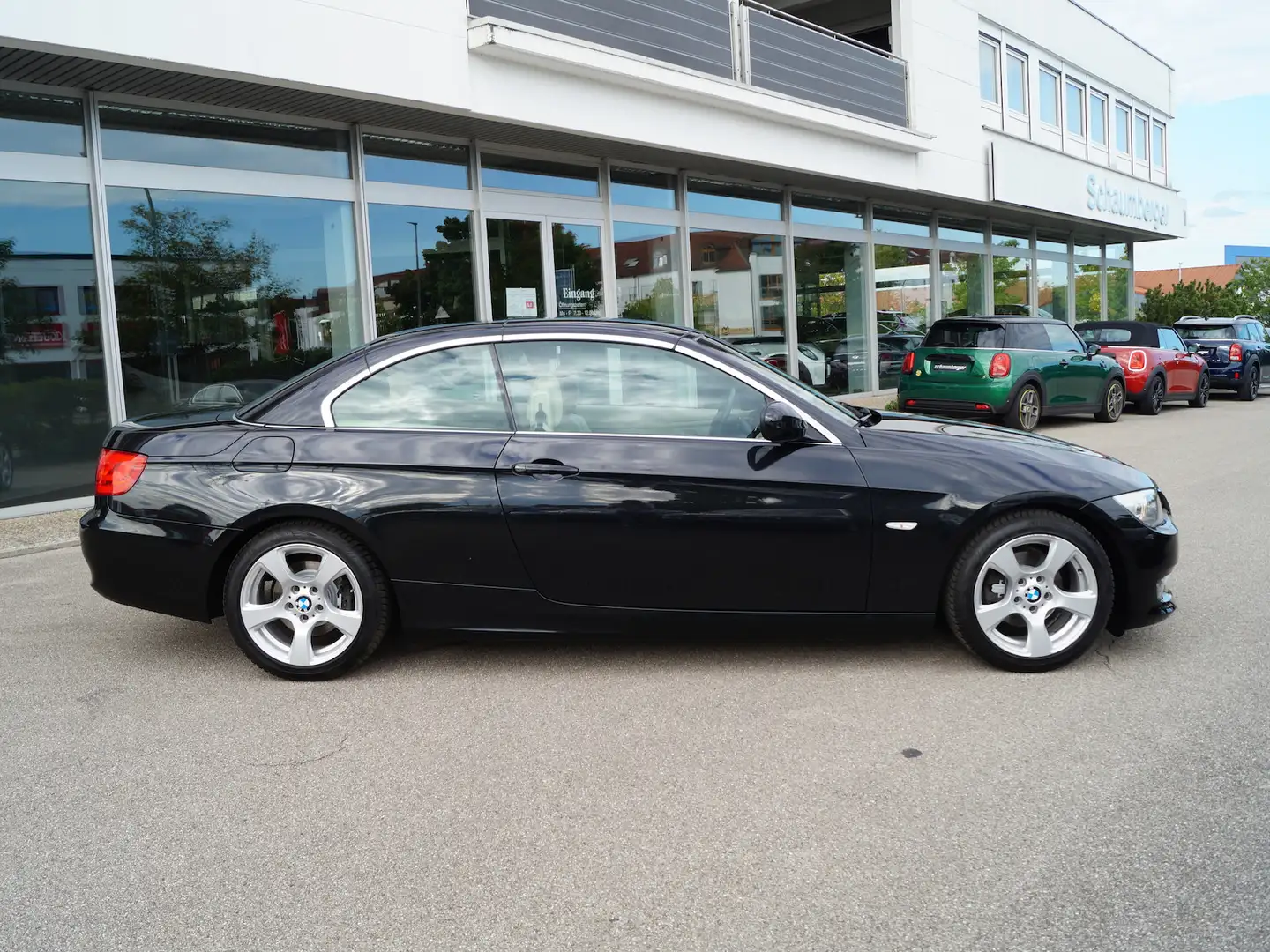 BMW 320 320i Aut. Cabrio * Navi * Leder * Xenon * 2 Hd. Schwarz - 2