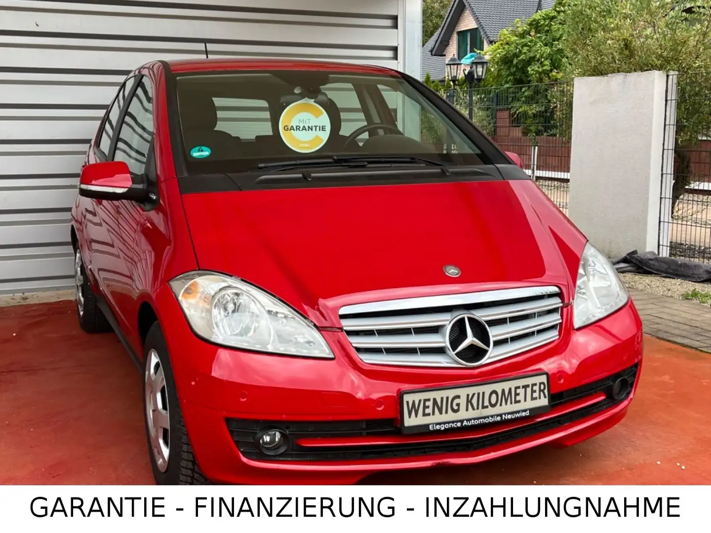 Mercedes-Benz A 160 /Garantie/Scheckheft/Rentnerfzg./*WENIG KM* Piros - 1